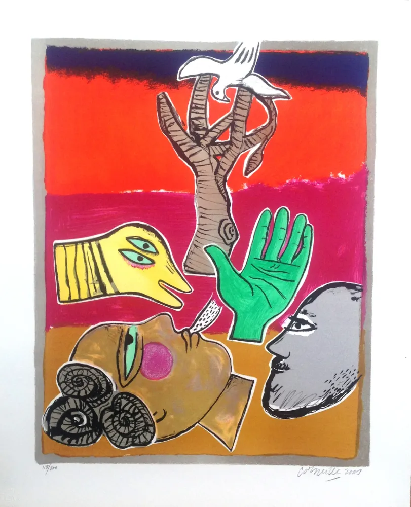 Lithografie Corneille - Album 12 mois de l'année 