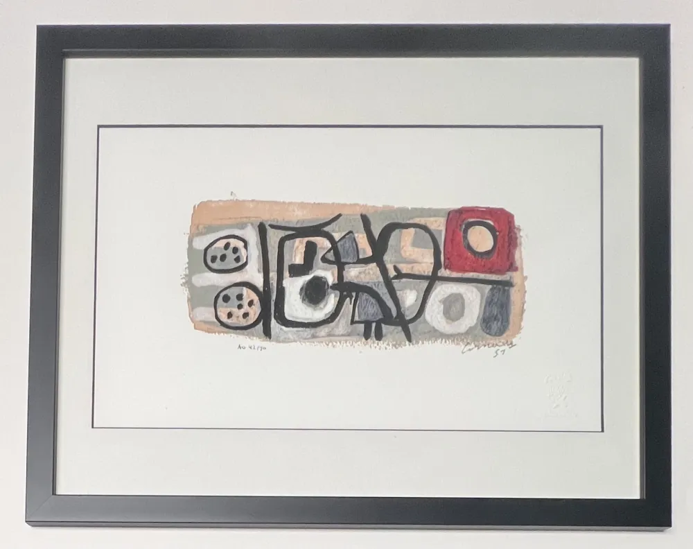 Digitale Print Corneille - April in jazz , 1951, AO 42/90, encadré