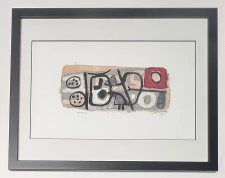 Digitale Print Corneille - April in jazz , 1951, AO 42/90, encadré