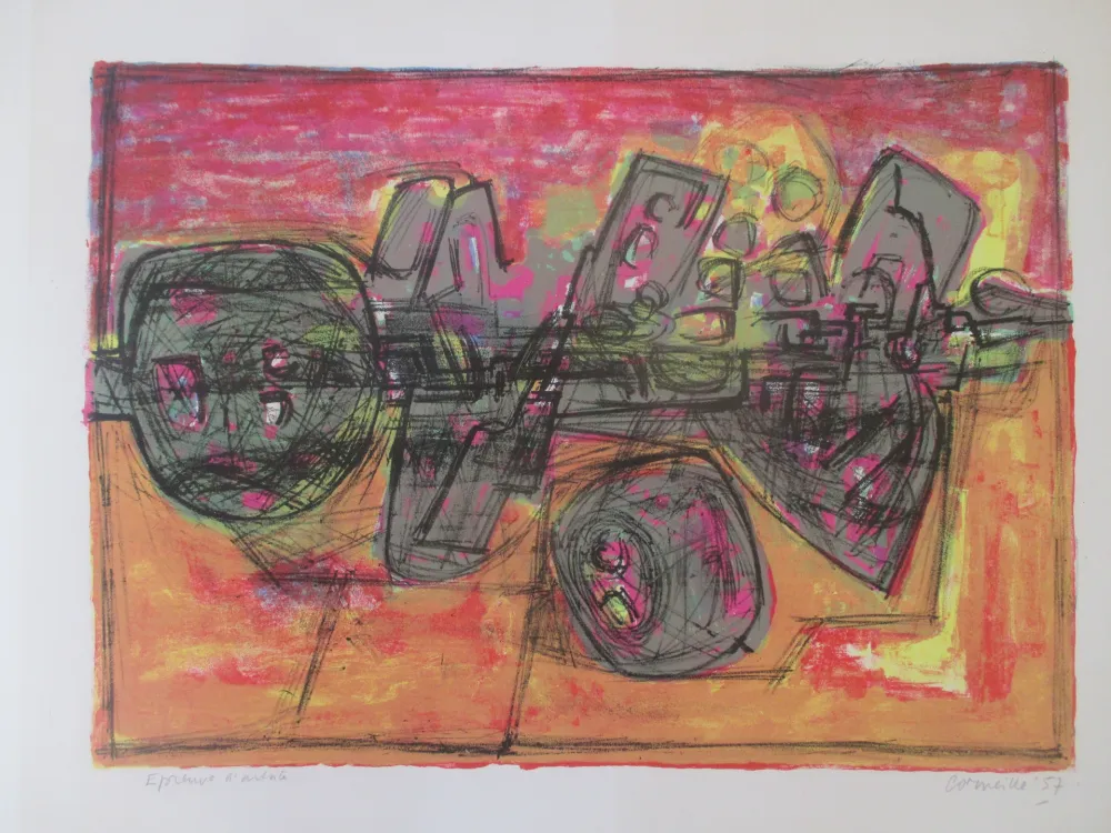 Lithografie Corneille - Asmara