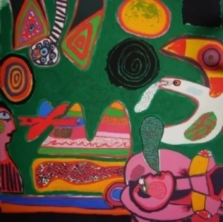 Lithografie Corneille - Bain de Soleil