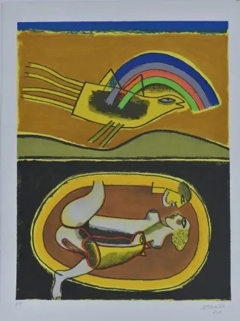 Lithografie Corneille - Composition 1