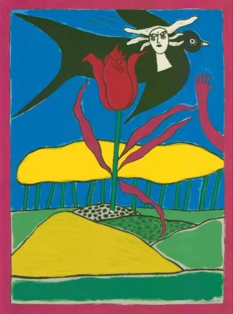 Lithografie Corneille - Däumelinchen