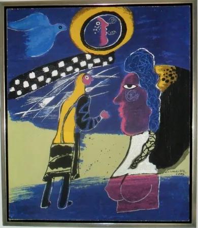 Zeefdruk Corneille - Femmes de la Bible 1