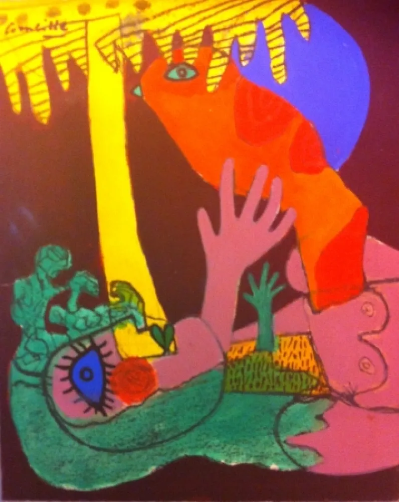 Geen Techniek Corneille - Gouache on paper