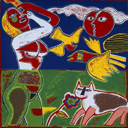 Zeefdruk Corneille - Image d'un été