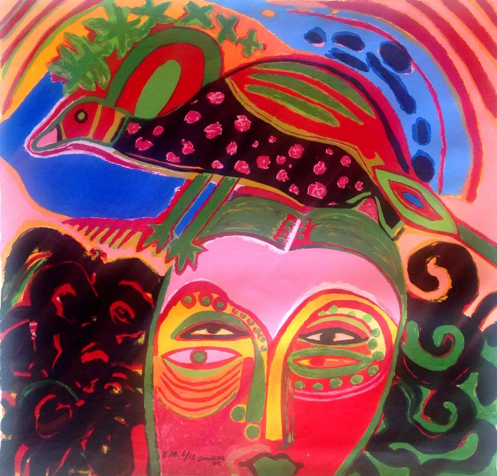 Zeefdruk Corneille - Inconnu 