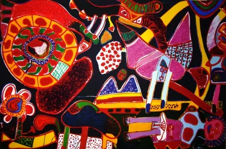 Lithografie Corneille - Jardin des délices