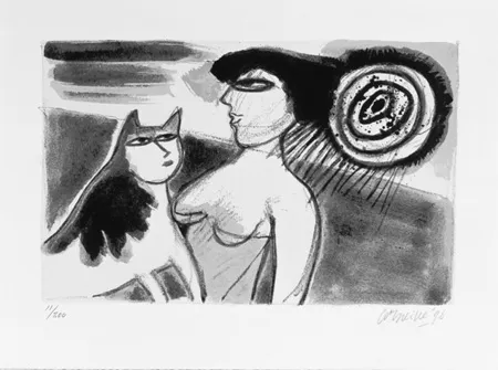 Zeefdruk Corneille - L'amour au jour le jour 2