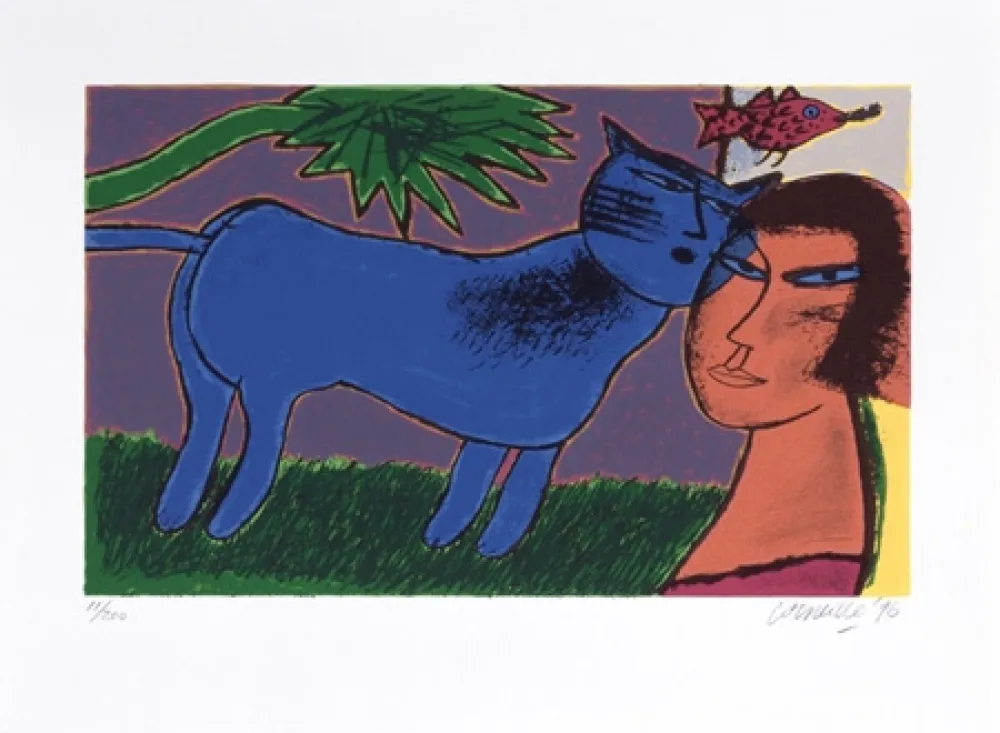 Zeefdruk Corneille - L'amour au jour le jour 3