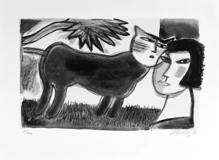 Zeefdruk Corneille - L'amour au jour le jour 4