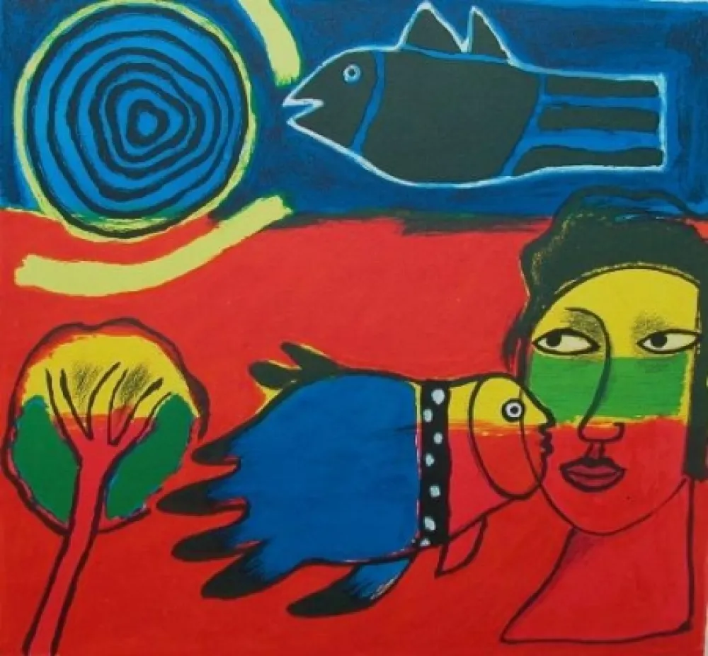 Lithografie Corneille - Les Premices du Printemps