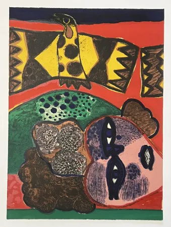Lithografie Corneille - Lithographie ancienne La belle de jadis, 1972