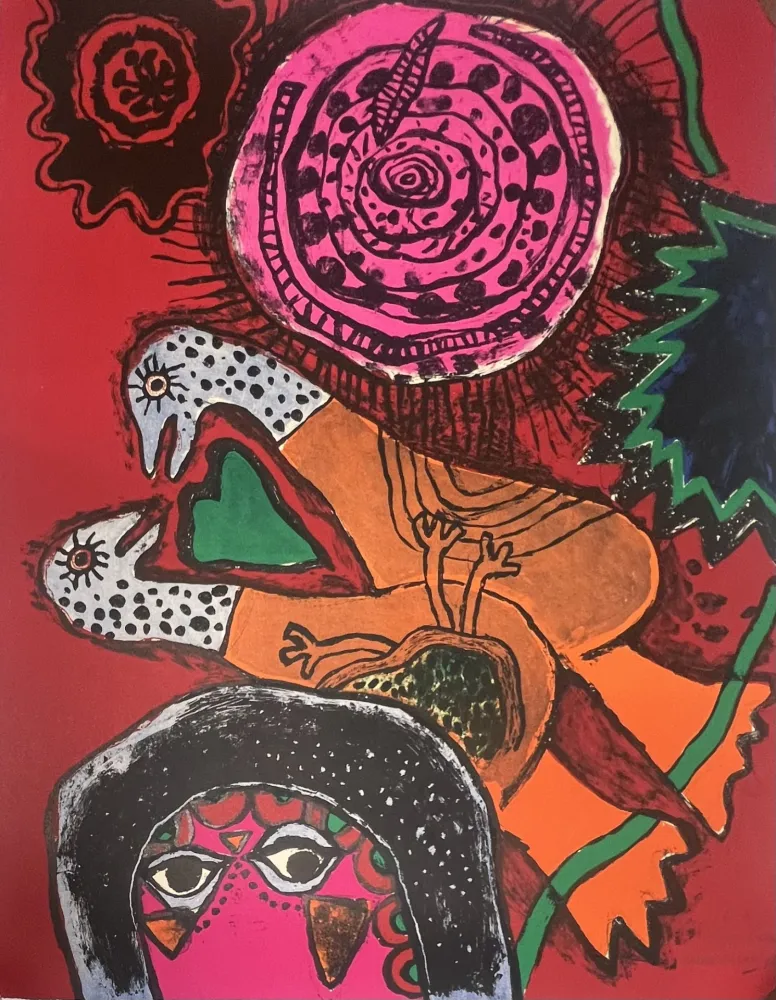 Lithografie Corneille - Lithographie ancienne L'Orientale, 1973