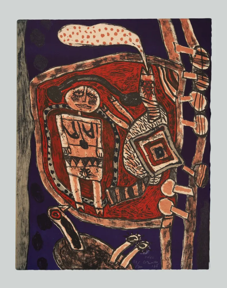 Zeefdruk Corneille - Piège