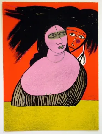 Lithografie Corneille - Raven no. 2