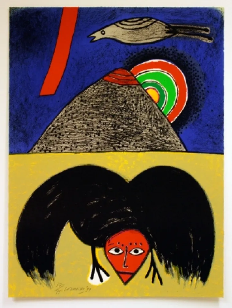 Lithografie Corneille - Raven no. 4