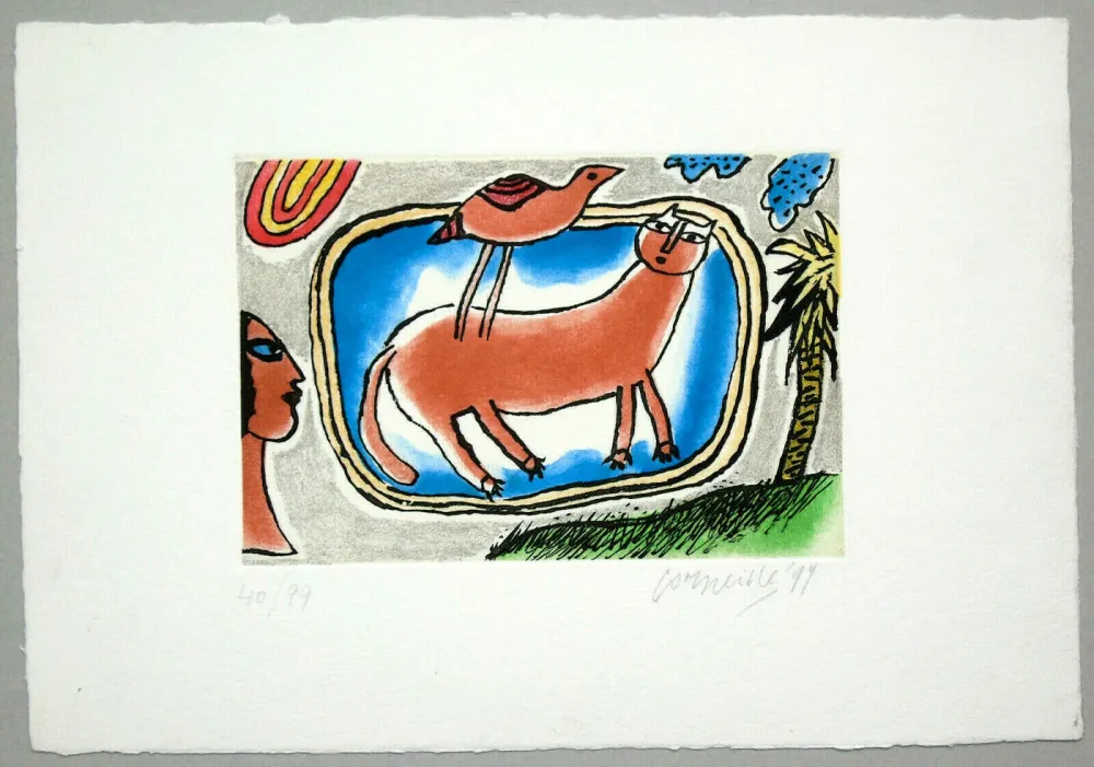 Ets En Aquatint Corneille - Senza titolo