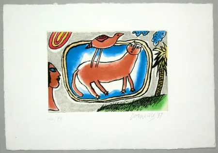 Ets En Aquatint Corneille - Senza titolo