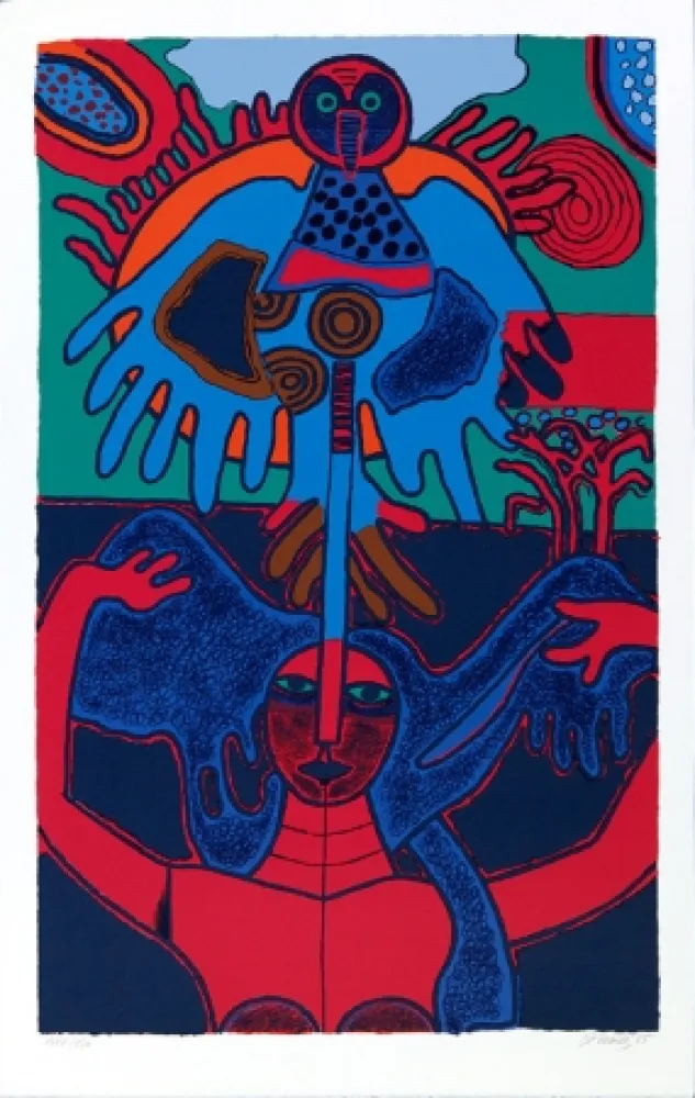 Zeefdruk Corneille - Soleil levant