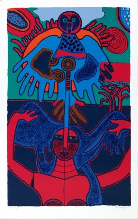 Zeefdruk Corneille - Soleil levant