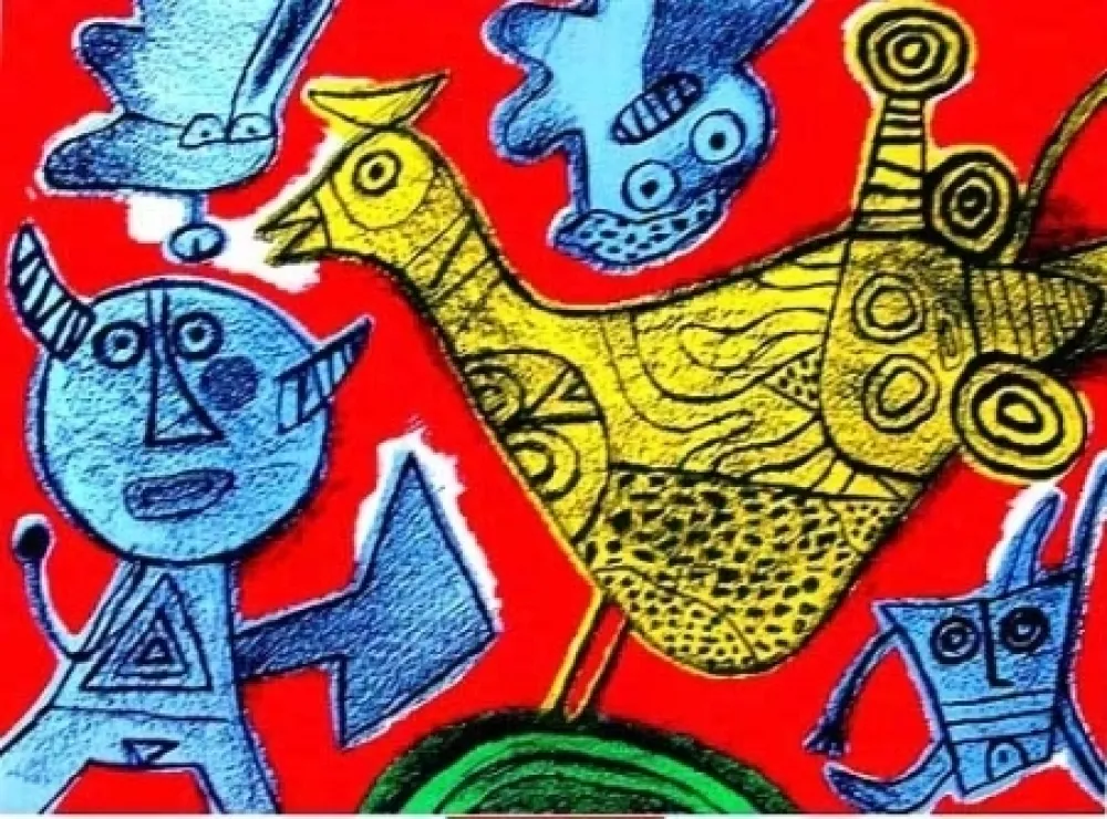 Lithografie Corneille - Songe du diable