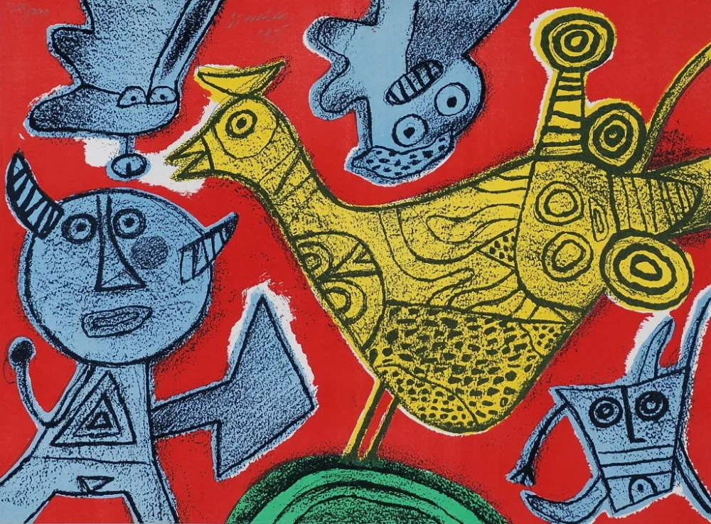 Lithografie Corneille - Songes du diable 