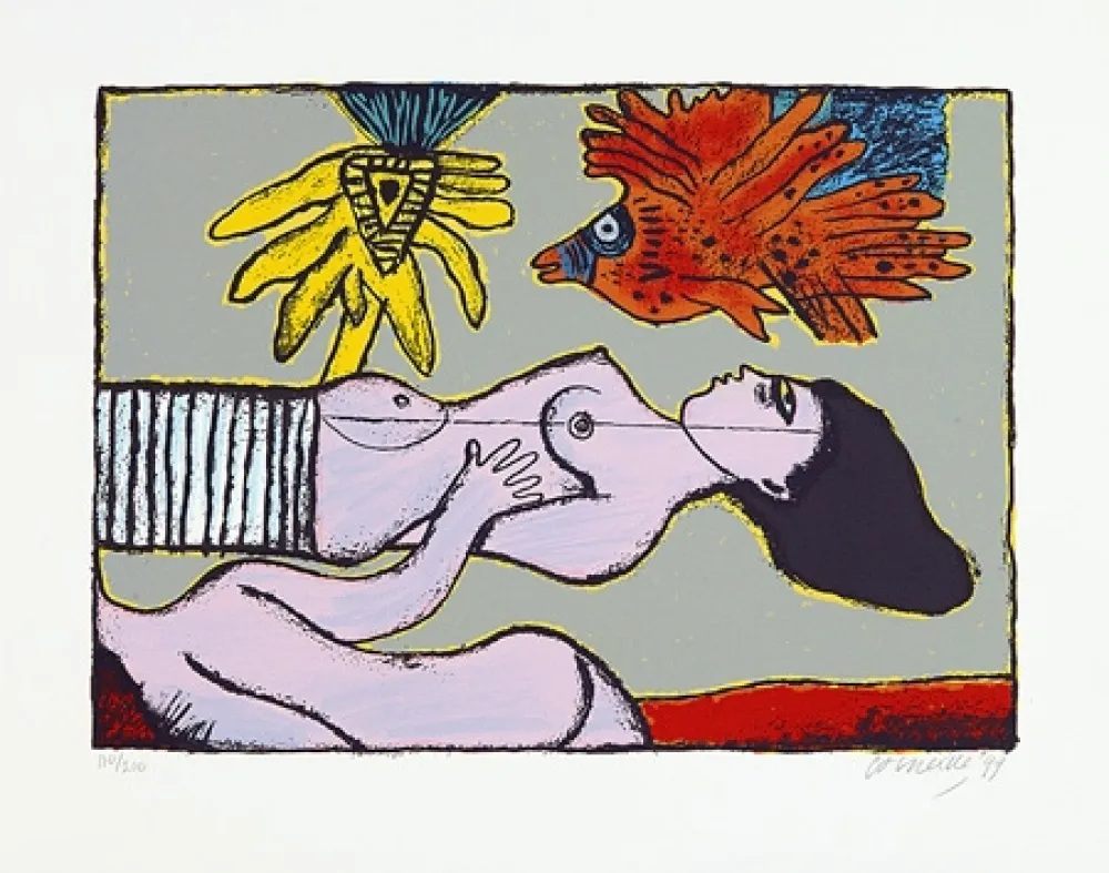 Zeefdruk Corneille - Une belle journée de l'été