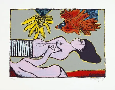 Zeefdruk Corneille - Une belle journée de l'été