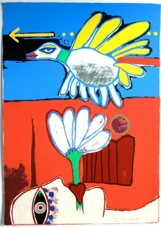 Zeefdruk Corneille - Untitled