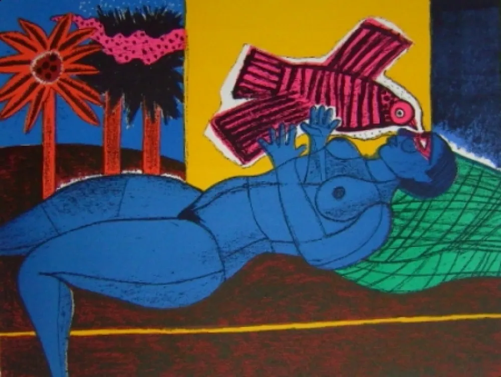 Lithografie Corneille - Venue de l'oiseau