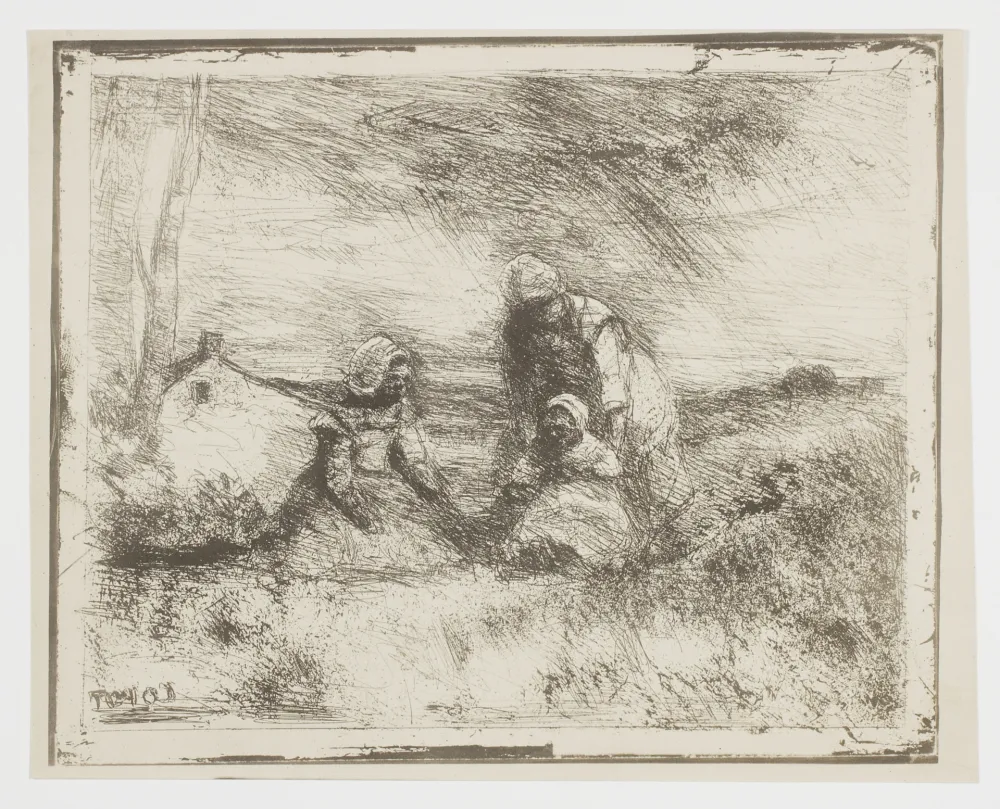 Geen Techniek Corot - La Petite Sœur (The Little Sister)