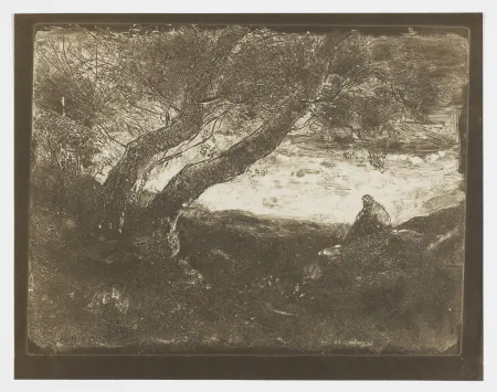 Geen Techniek Corot - Le Songeur (The Dreamer)