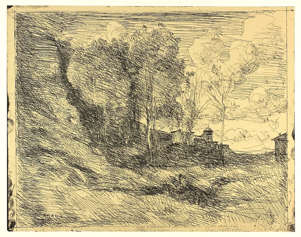 Geen Techniek Corot - Souvenir d'Ostie