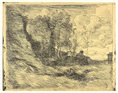 Geen Techniek Corot - Souvenir d'Ostie