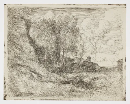 Geen Techniek Corot - Souvenir d’Ostie (Souvenir of Ostia)