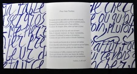 Geïllustreerd Boek Cortot - Sonnets pour trois amis