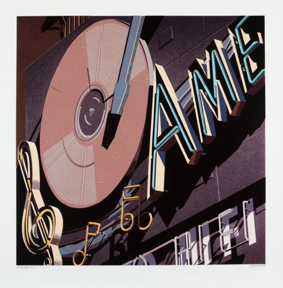 Zeefdruk Cottingham - American Hi-Fi