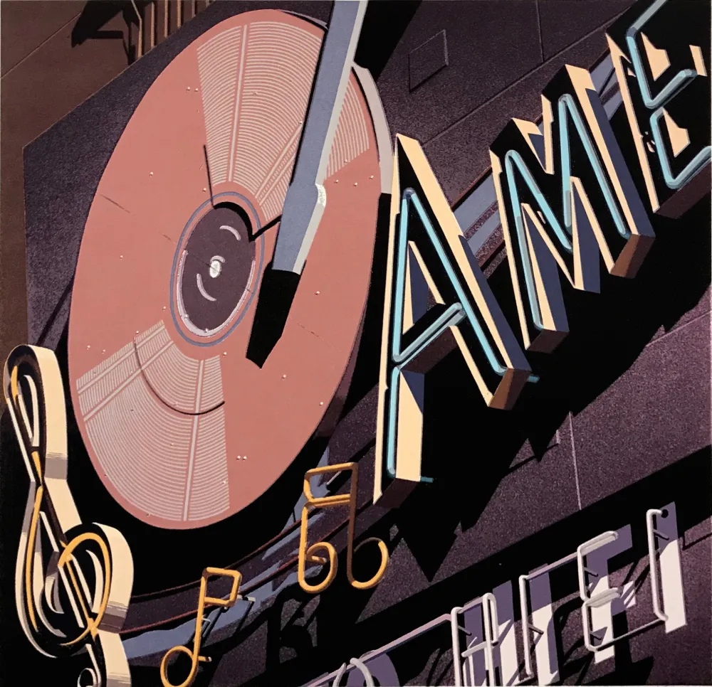 Zeefdruk Cottingham - AMERICAN HI FI