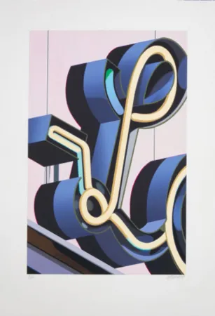 Lithografie Cottingham - L (from An American Alphabet)
