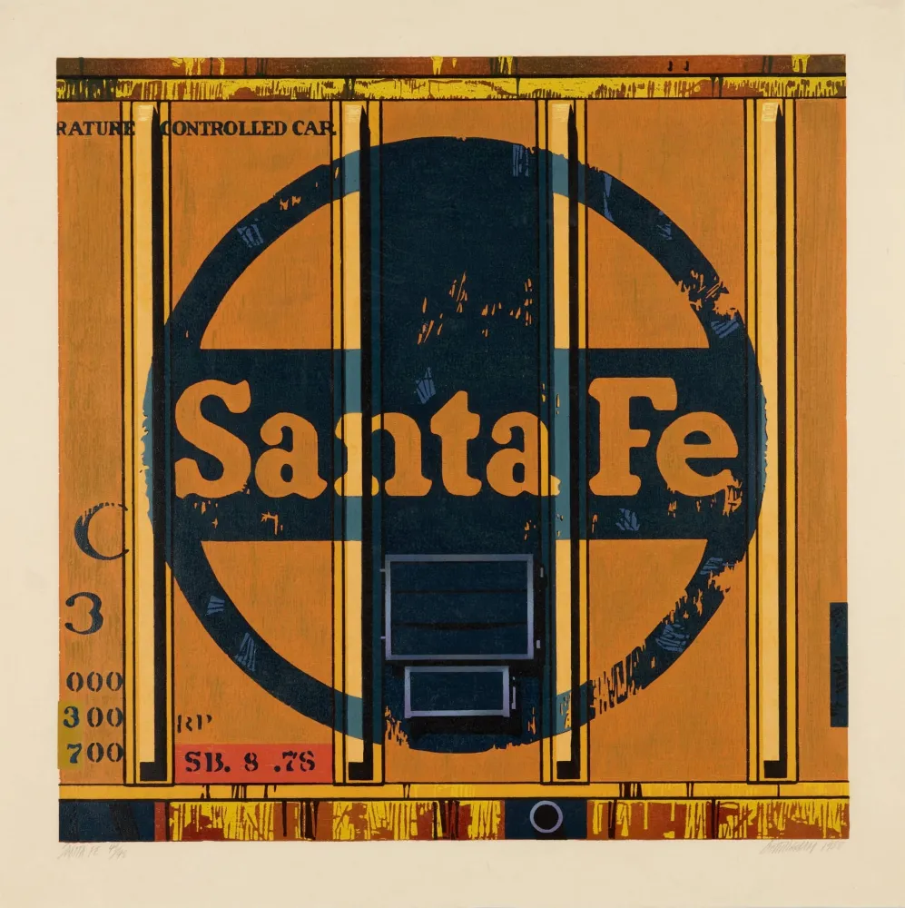 Houtsnede Cottingham - Santa Fe
