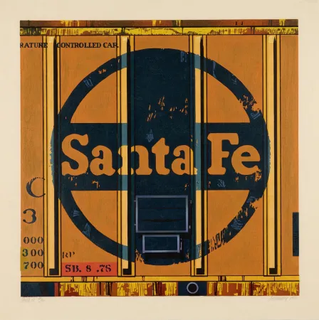 Houtsnede Cottingham - Santa Fe