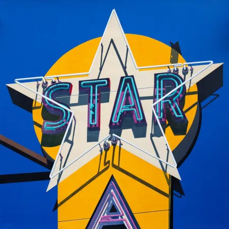 Zeefdruk Cottingham - Star (Hollywood)