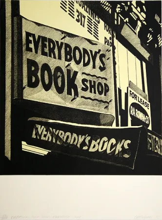 Lithografie Cottingham - Switzerland Everybody´s bookshop