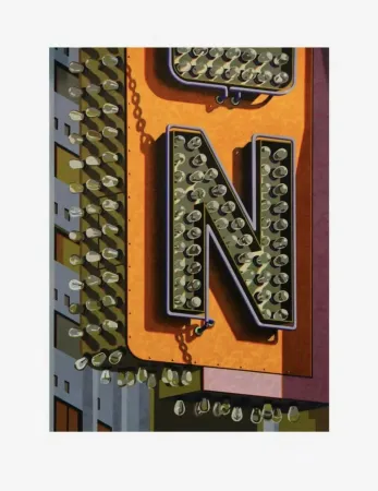 Lithografie Cottingham - The Letter N