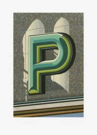 Lithografie Cottingham - The Letter P