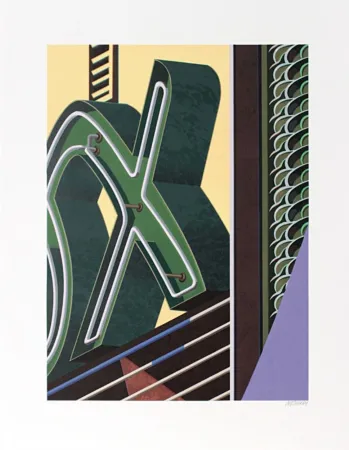 Lithografie Cottingham - The Letter X