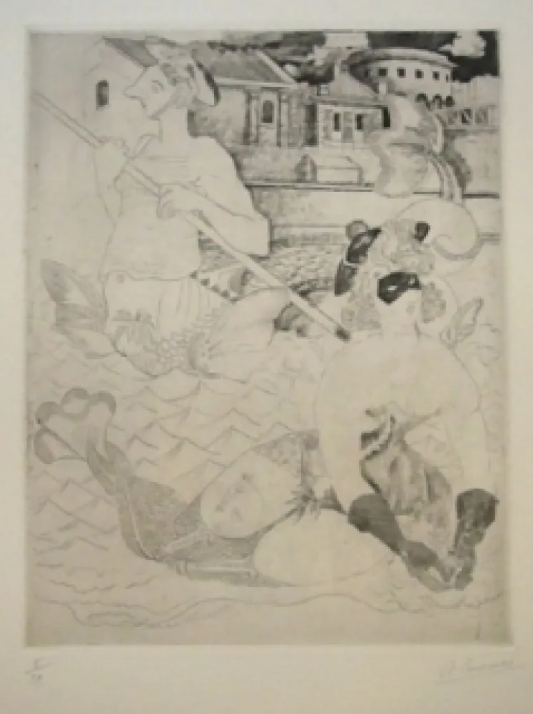 Ets Courmes - La Belle et le triton