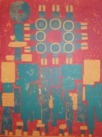 Lithografie Courtin - Clos