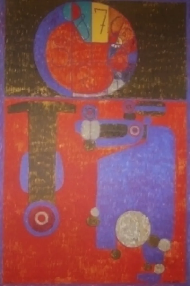 Lithografie Courtin - Imbecile heureux